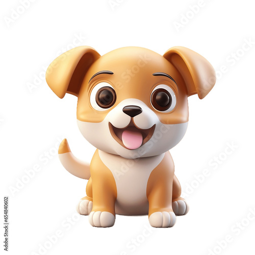 A happy and smiling cartoon character on a transparent background PNG for use in decorating projects that are cute and happy.