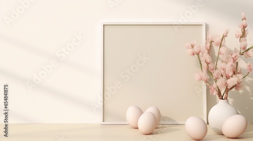 Simple Easter template with...