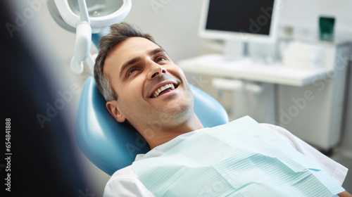 A patient receiving sedation dentistry for a stress-free experience photo