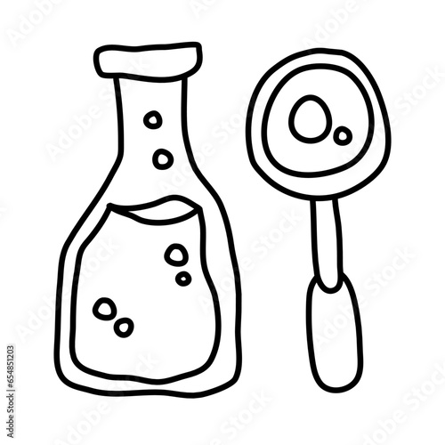 bubble of vocation traveling doodle icon