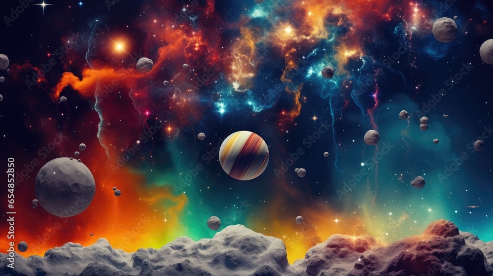 Space background UHD wallpaper Stock Photographic Image