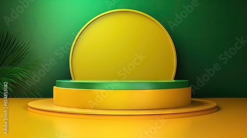 Abstract gradient green and...