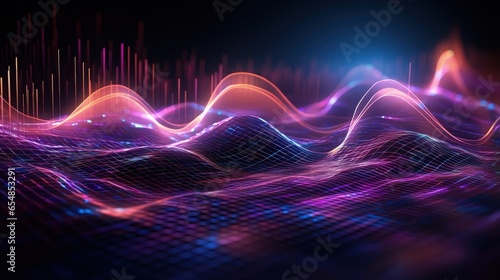 AI technology and 3D illust...