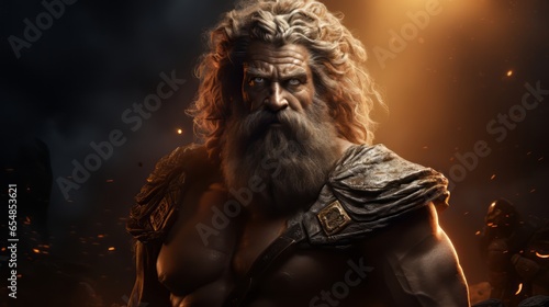 The strong hero Hercules.generative ai 