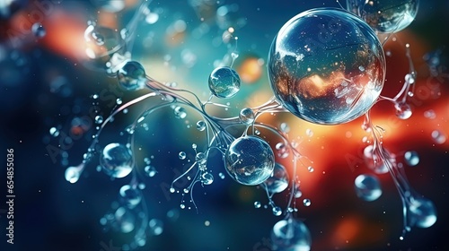 Abstract background featuri...