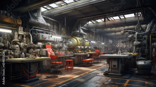 Factory machinery and inter...