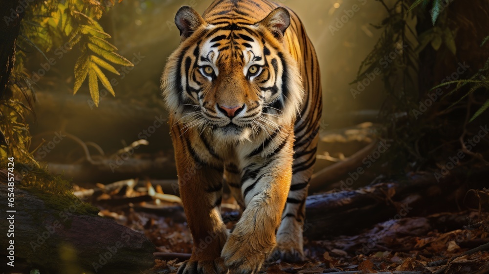 Indian tiger from Corbett Reserve Indian tiger from Corbett Reserve