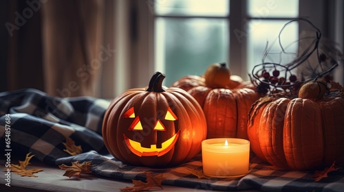 Hygge Halloween decor with ...