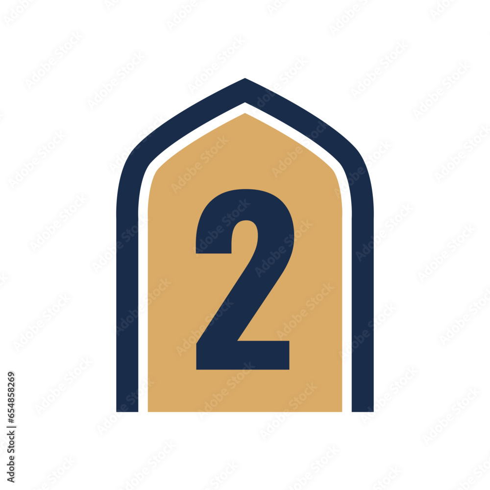 islamic shape with number islamic shape with number