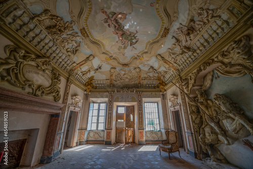 Embracing the Past: Exploring the Timeless Elegance of an Abandoned, Majestic Villa in the Heart of Emilia Romana, Italy photo