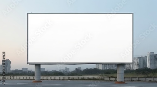 City billboards for outdoor advertising and information boards Design and ad background