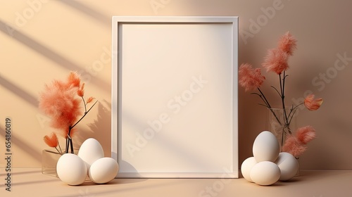 Simple Easter template with...