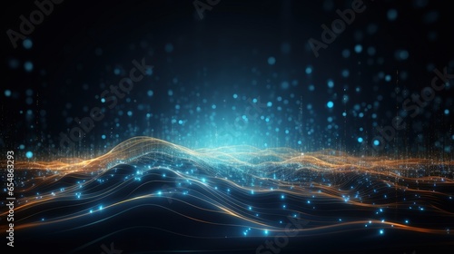 AI technology and 3D illust...