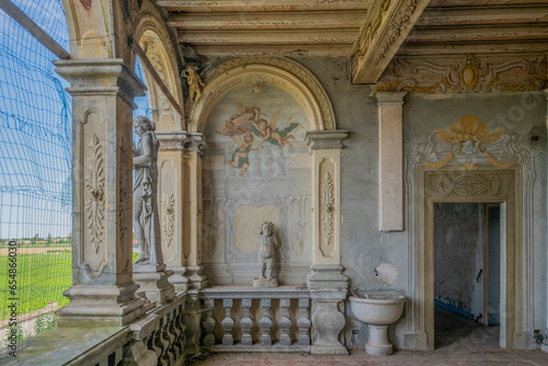 Embracing the Past: Exploring the Timeless Elegance of an Abandoned, Majestic Villa in the Heart of Emilia Romana, Italy © Arkadiusz