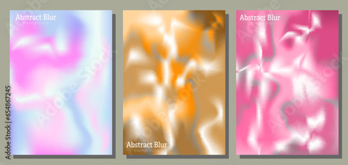 Color blur. Colorful gradient. A set of layouts with a colored background for paintings, interiors, decorations and creative design, posters, posters, covers and creative ideas