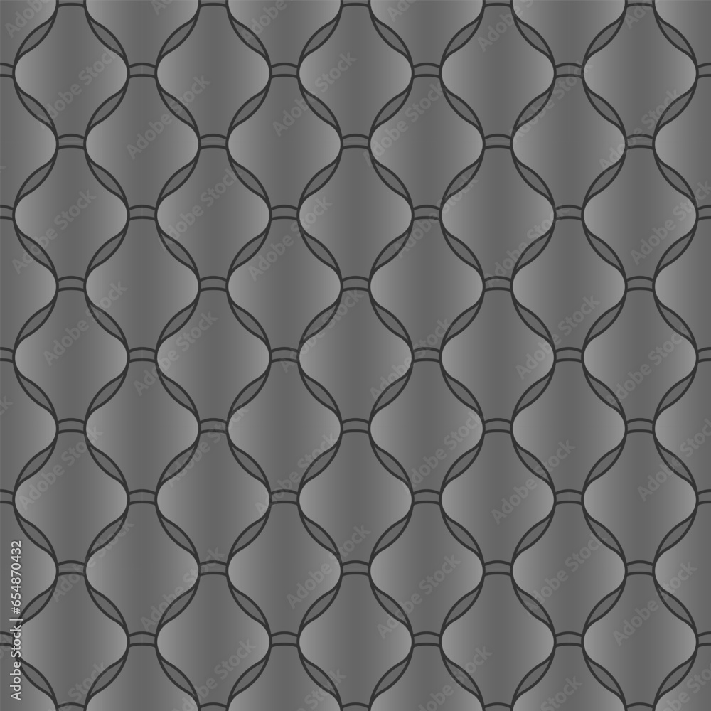 Fototapeta premium A pattern of abstract shapes. Seamless background. Template for packaging, texture, cover, clothing, interior design and creative idea