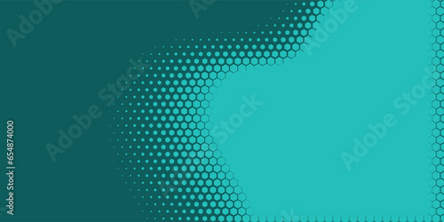 Geometric abstract Hexagon Two Color Background