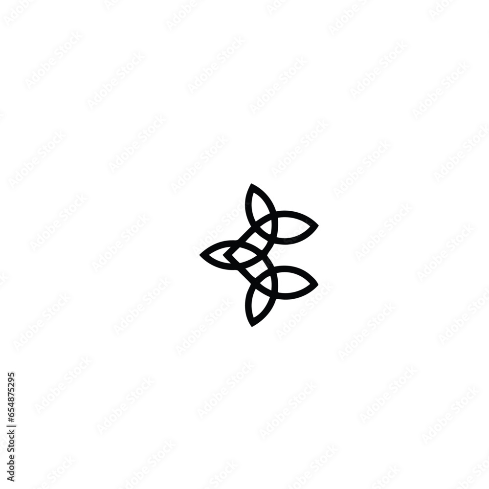 Leaf and herbs logo vector Leaf and herbs logo vector