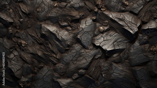 detailed close-up of the intricate textures and patterns of a pile of wood, bark of a tree, brown stone wallpaper