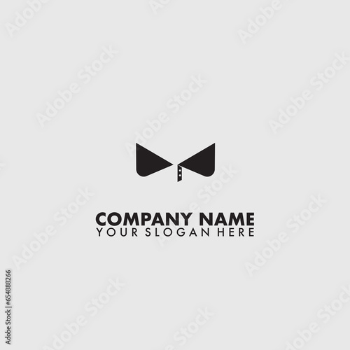 Minimalist Collar logo vector template.
