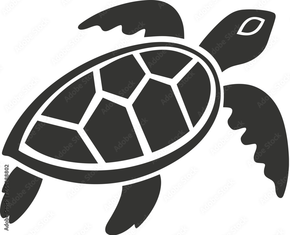 Obraz premium Sea turtle icon