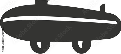 Airship zeppelin icon
