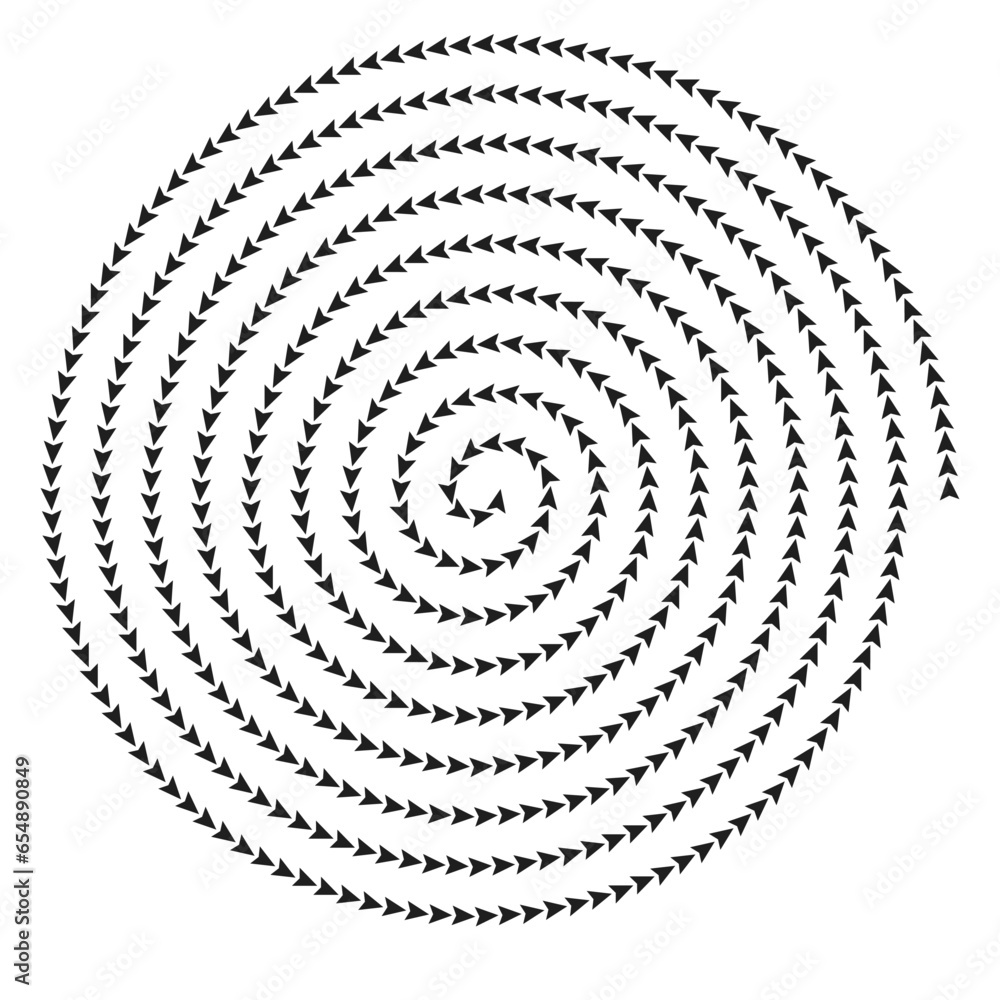 Spiral circle. Abstract circle.  graphic design vector illustration. circle swirl. Circle black. vortex icons. Hurricane. motion twirl twist curve rotation spin. geometric shape