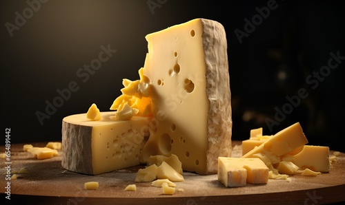 casu marzu rotten cheese macro, ai generative photo