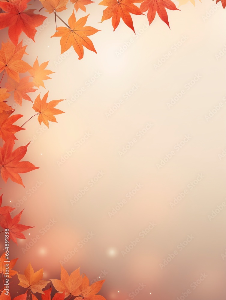 Autumn Background and copy space, generative ai Autumn Background and copy space, generative ai