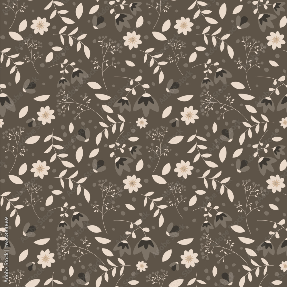 Floral pattern in seamless style. Floral pattern in seamless style.