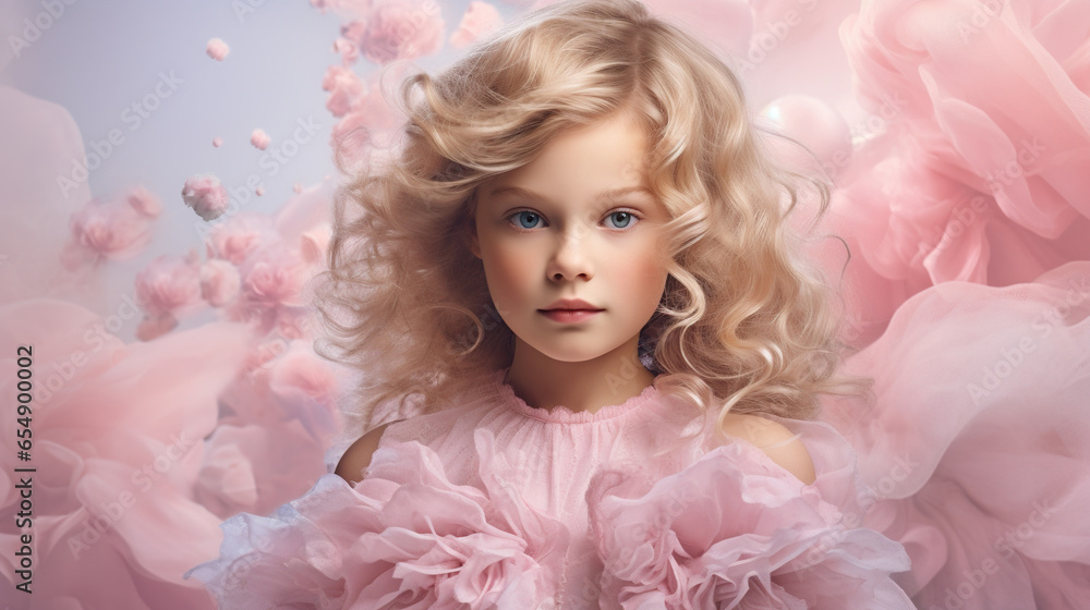 portrait of a girl in fantasy dreams landscape portrait of a girl in fantasy dreams landscape