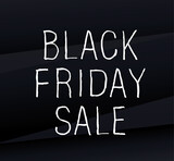 black friday sale banner layout design, vector illustration