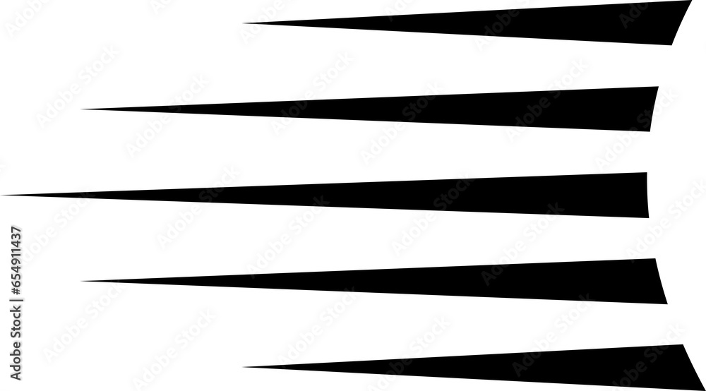 Black speed lines, motion lines. PNG with transparent background Black speed lines, motion lines. PNG with transparent background