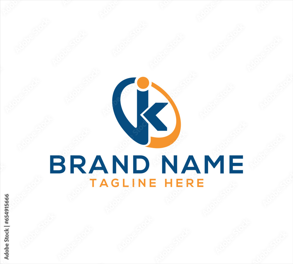 K and I letter-logo-design vector