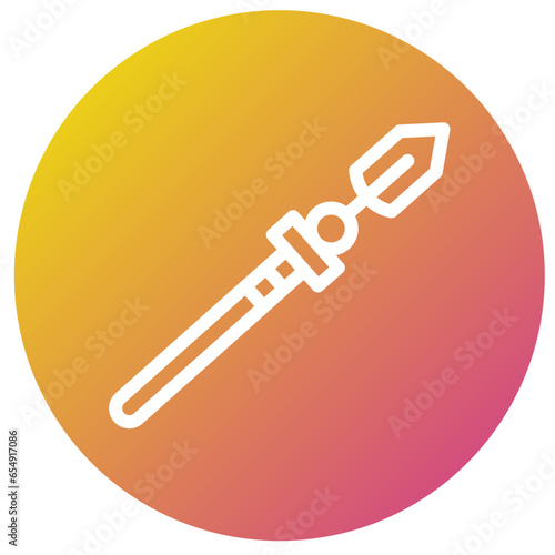 Lance Vector Icon Design Illustration