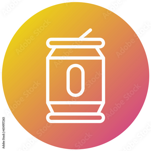 Tin Vector Icon Design Illustration