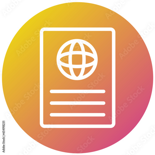 Citizenship Vector Icon Design Illustration