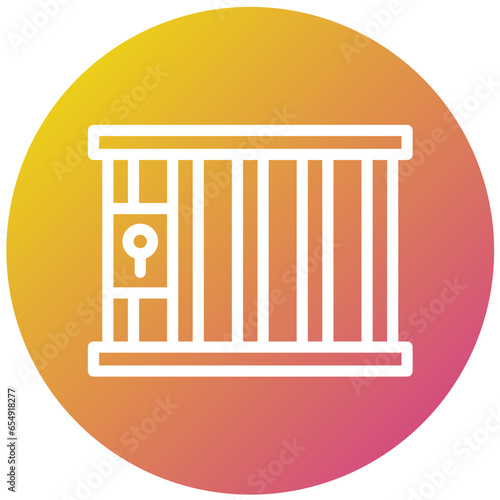 Jail Vector Icon Design Illustration