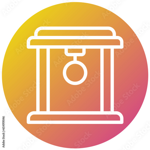 Torii Gate Vector Icon Design Illustration