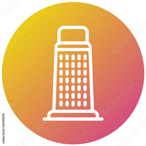 Cheese Grater Vector Icon Design Illustration