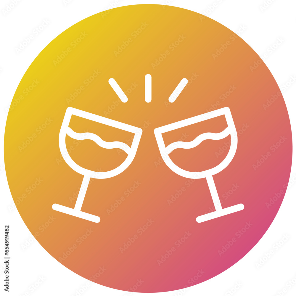 Fototapeta premium Glass Vector Icon Design Illustration