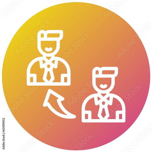 Referral Vector Icon Design Illustration