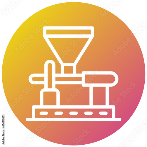 Coffee Mill Vector Icon Design Illustration