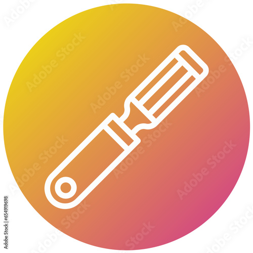 Chisel Vector Icon Design Illustration