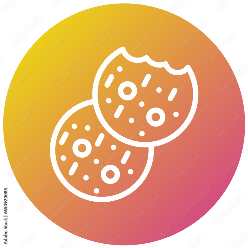 Fototapeta premium Cookies Vector Icon Design Illustration