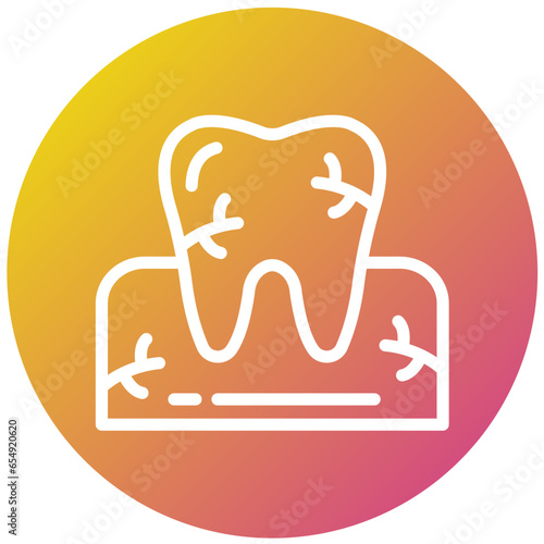 Toothache Vector Icon Design Illustration