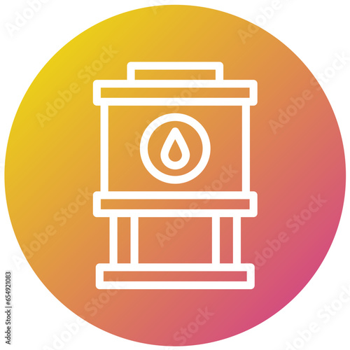 Water Tank Vector Icon Design Illustration