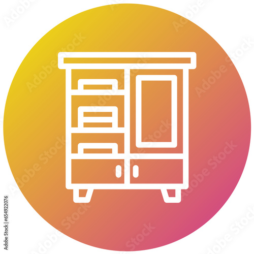 Dressing Room Vector Icon Design Illustration