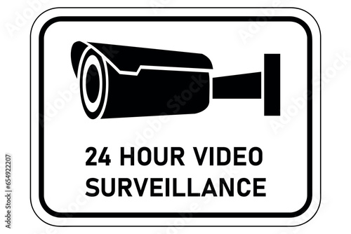 Überwachungskamera, Videoüberwachung, Kameraaufzeichnung - Schild, Zeichen, Symbol