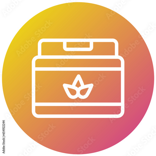Cream Vector Icon Design Illustration